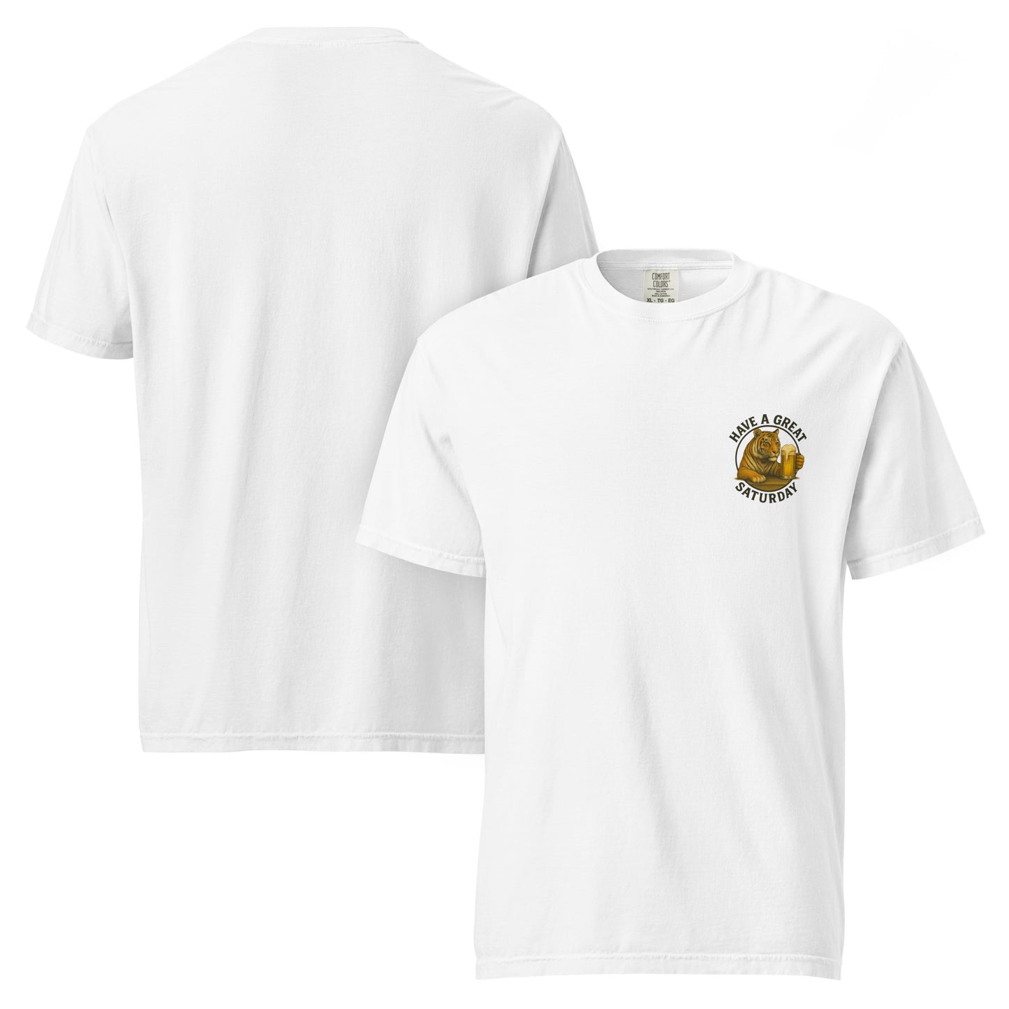 Tiger Beer Graphic Shirt – Vintage Saturday Tailgate T-Shirt by HAGS – HAGS Clothing
