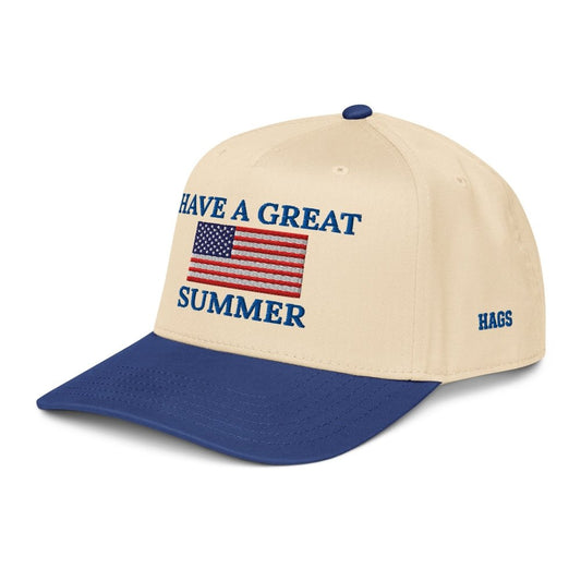 Have A Great Summer American Flag Snapback Hat – Patriotic 5 Panel Cap streetwear clothing college style outfit