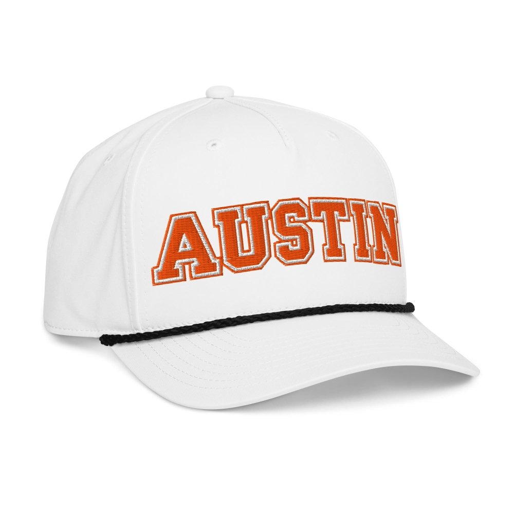 Austin Texas Classic Rope Hat – Embroidered College Town Cap streetwear clothing college style outfit