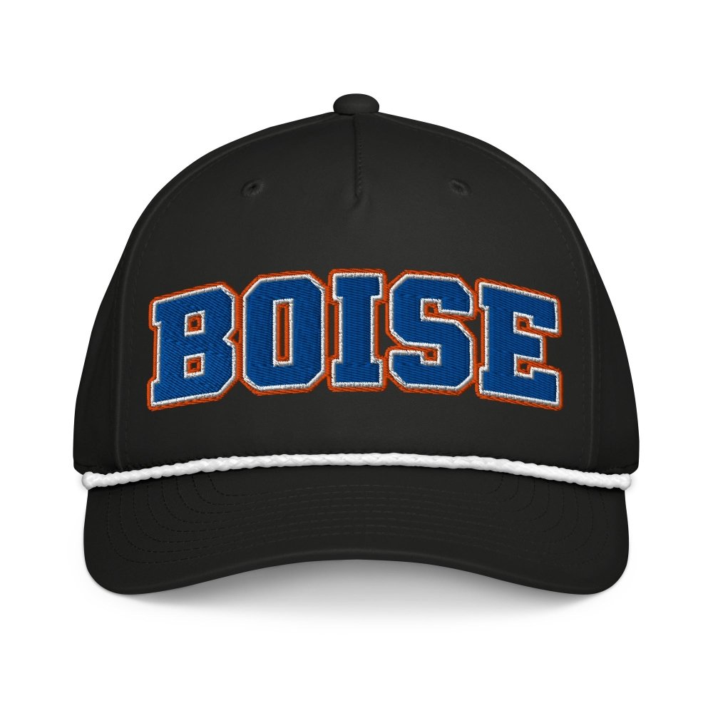 Boise State Rope Hat | Boise Idaho Gameday Cap streetwear clothing college style outfit