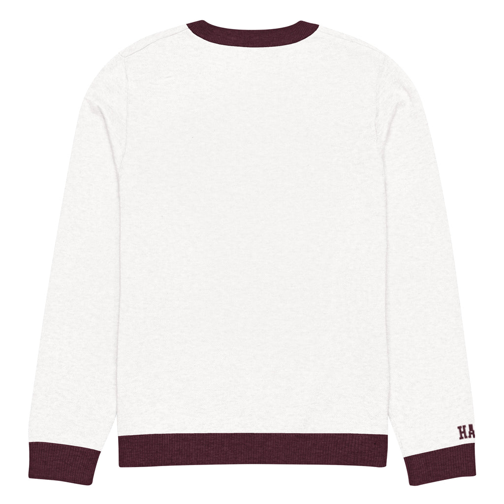 Kansas City KC Bear Knitted Crewneck Sweater – Vintage Football Teddy Knit – HAGS Clothing