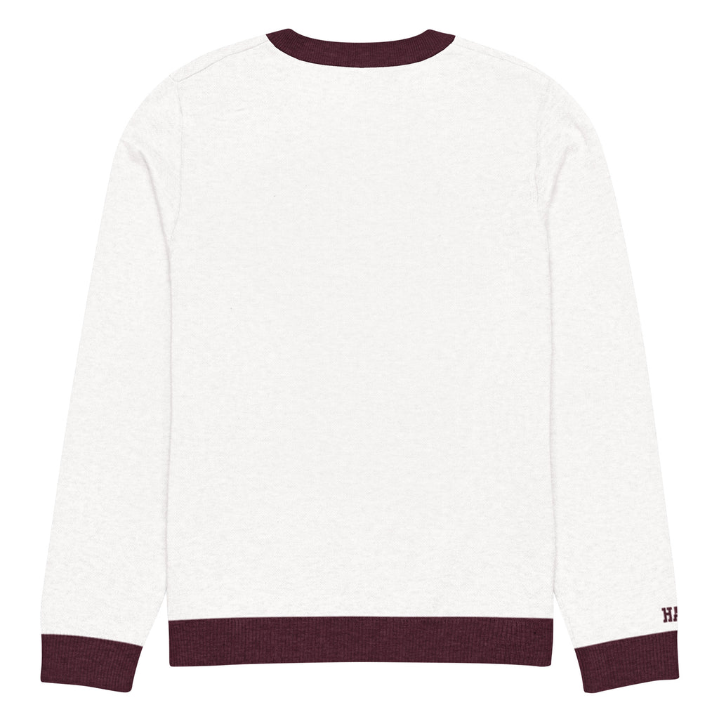 Kansas City KC Bear Knitted Crewneck Sweater – Vintage Football Teddy Knit – HAGS Clothing