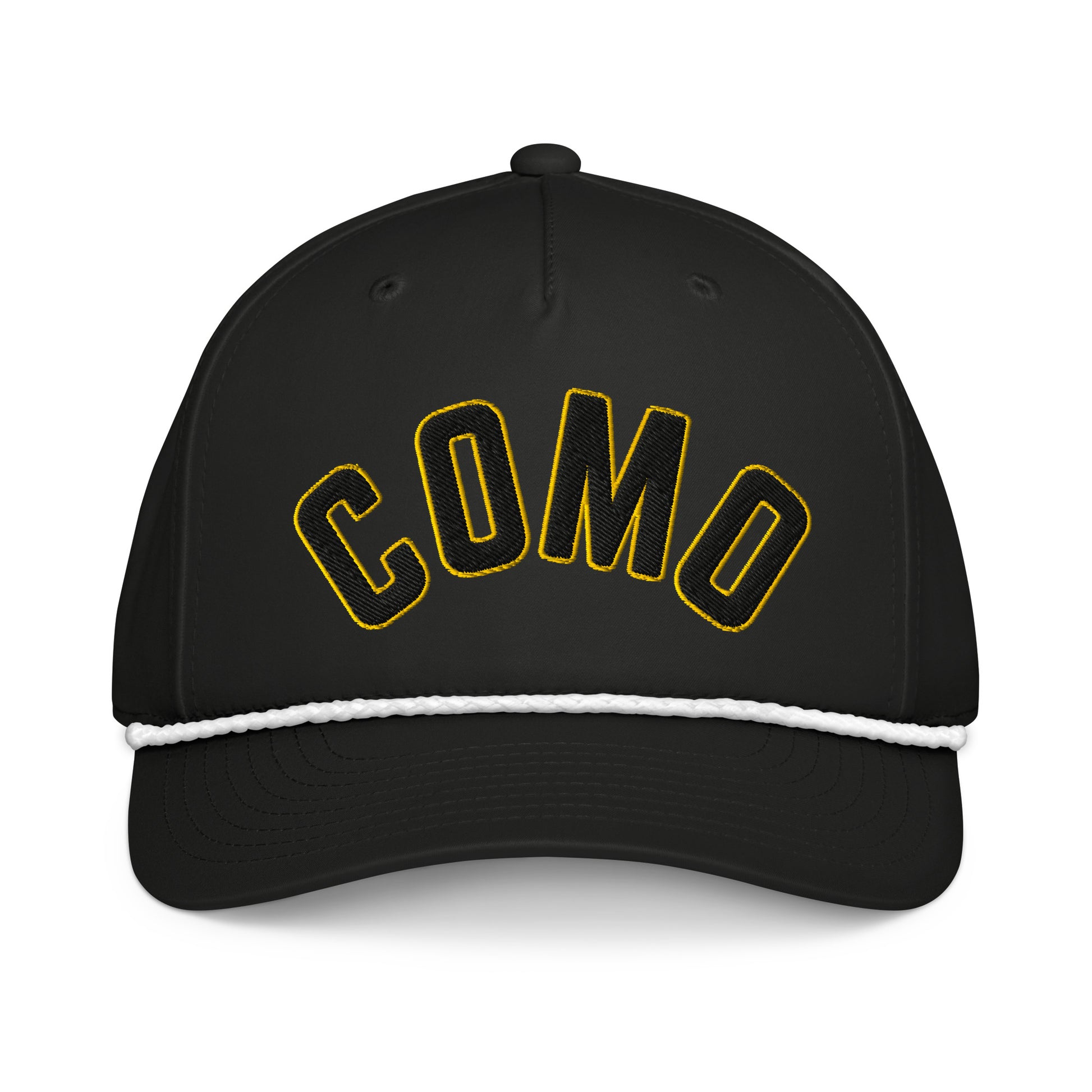 Flat Embroidered COMO Rope Hat – HAGS Clothing