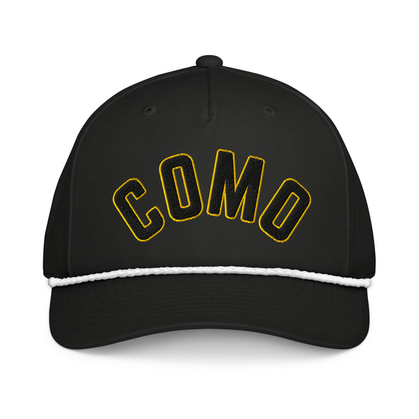 COMO rope snapback with braided bill detail