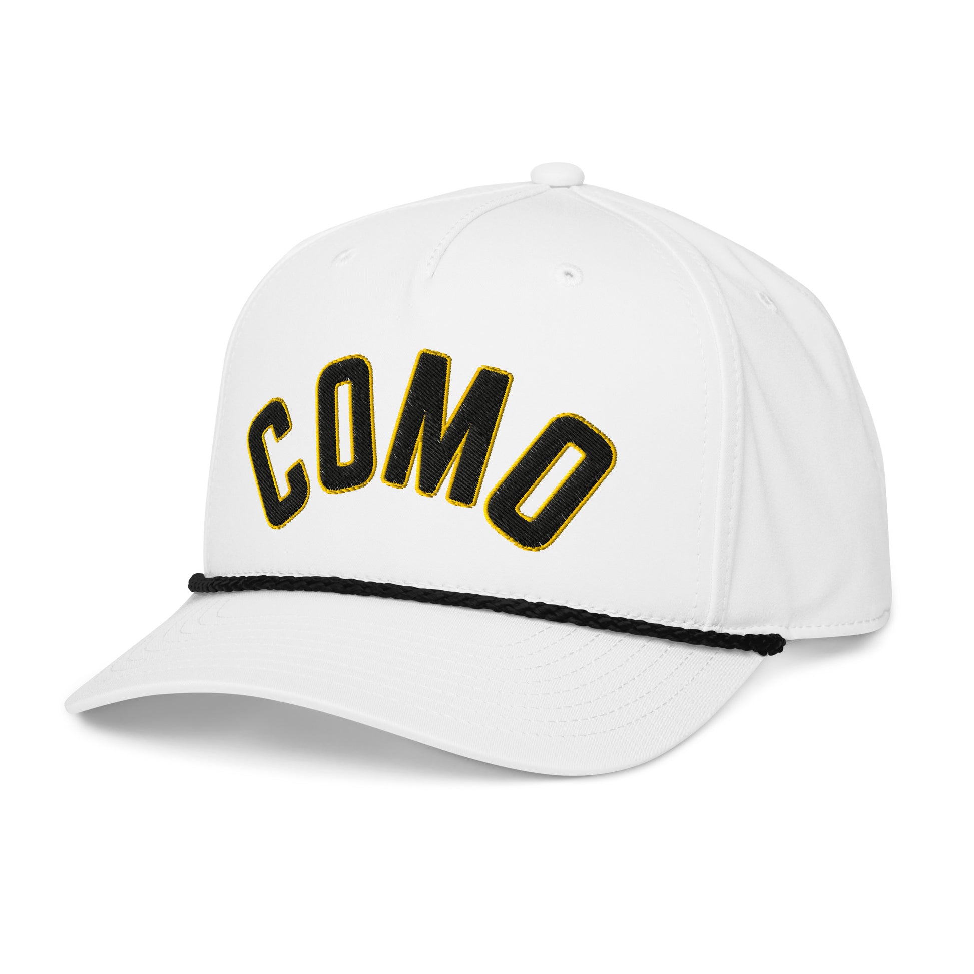 Flat Embroidered COMO Rope Hat – HAGS Clothing