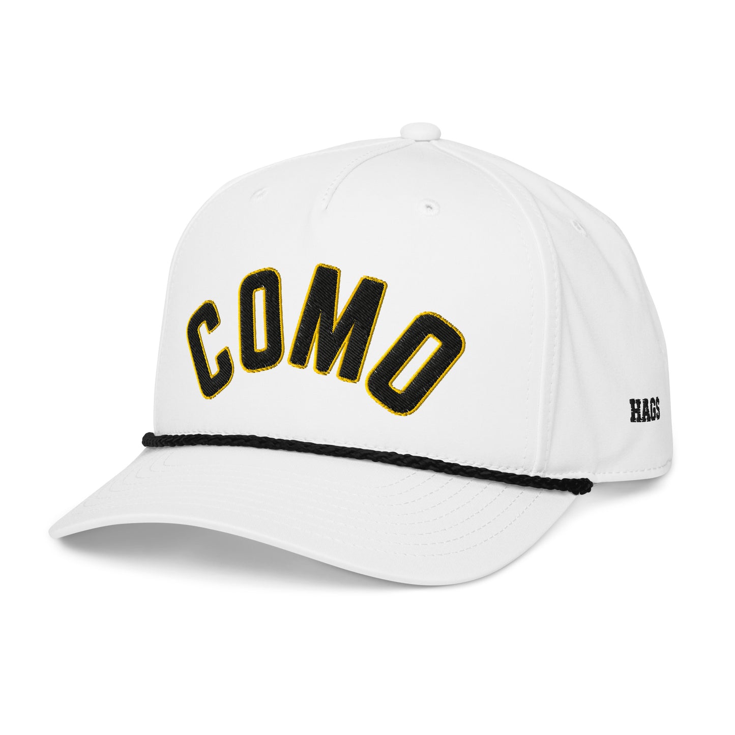 Flat Embroidered COMO Rope Hat – HAGS Clothing