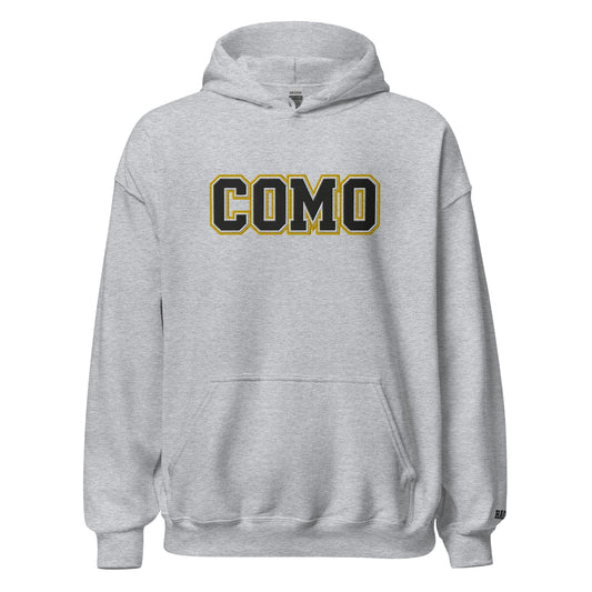 COMO Embroidered Hoodie Columbia Missouri apparel– HAGS Clothing