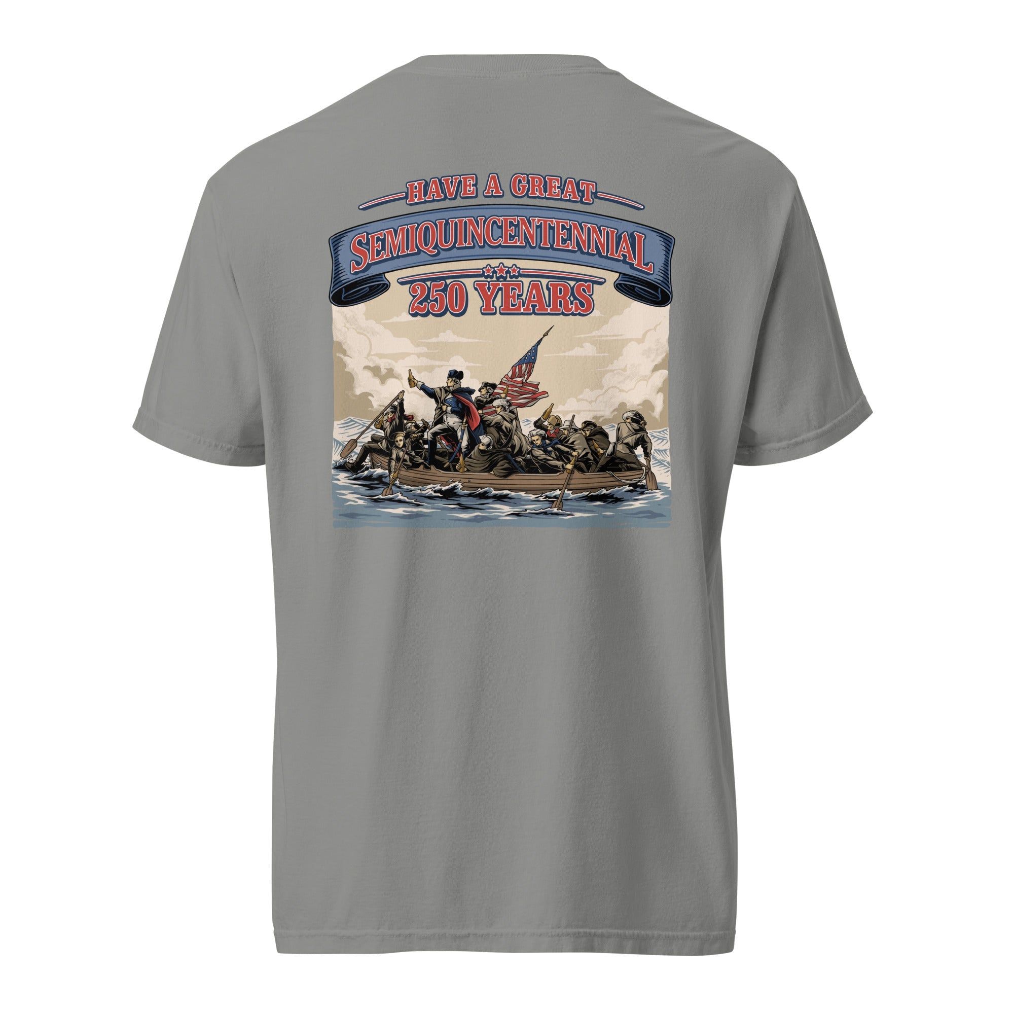Crossing the Delaware Drinking Beers Tee – America’s 250 Years – HAGS Clothing