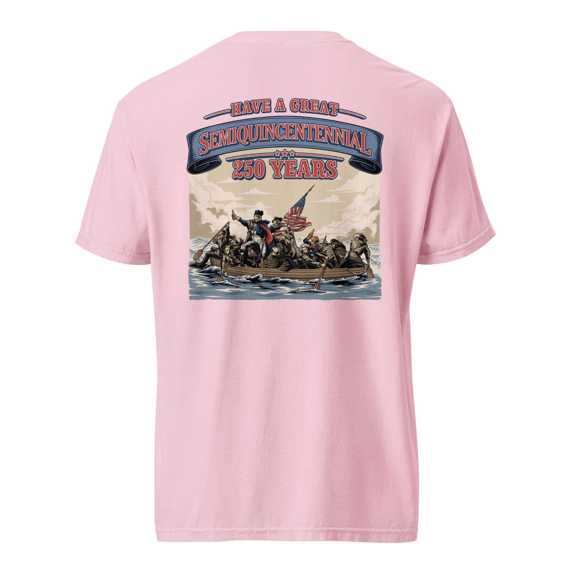 Crossing the Delaware Drinking Beers Tee – America’s 250 Years – HAGS Clothing