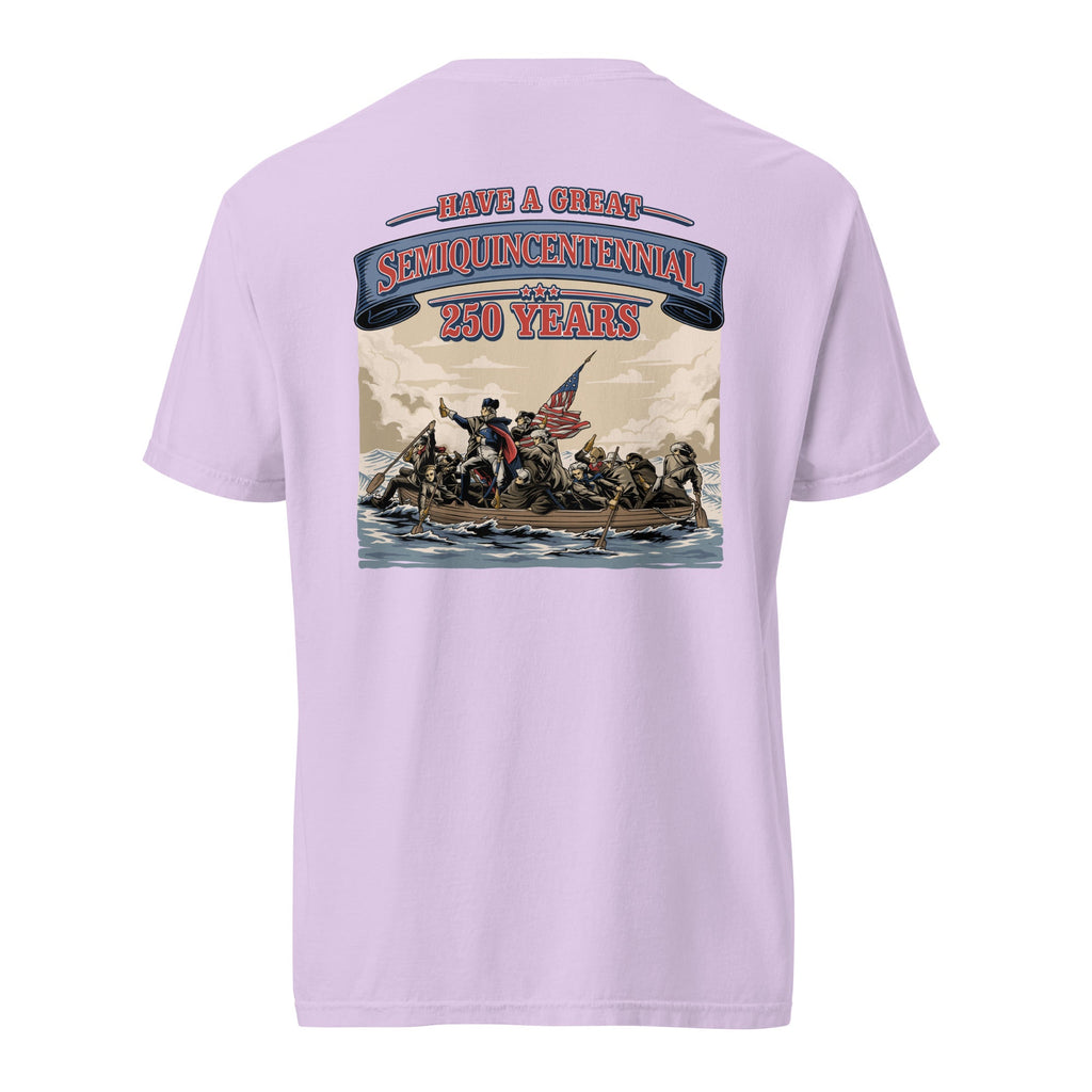 Crossing the Delaware Drinking Beers Tee – America’s 250 Years – HAGS Clothing