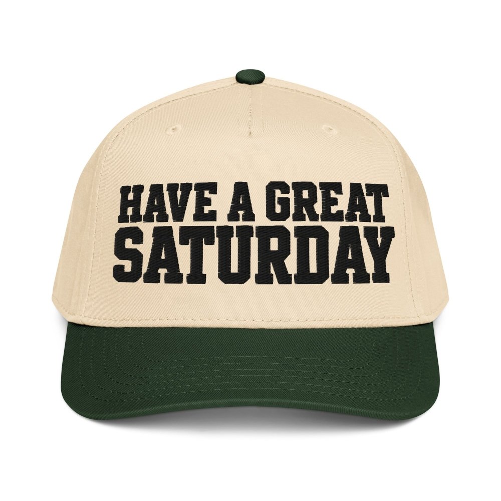 Have a Great Saturday 5-Panel Cap streetwear clothing college style outfit