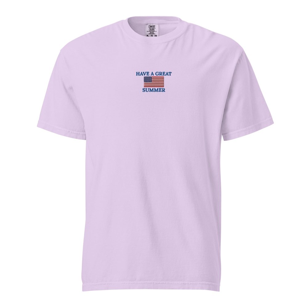 HAVE A GREAT SUMMER Vintage American Flag T-Shirt | Patriotic Summer Tee by HAGS streetwear clothing college style outfit