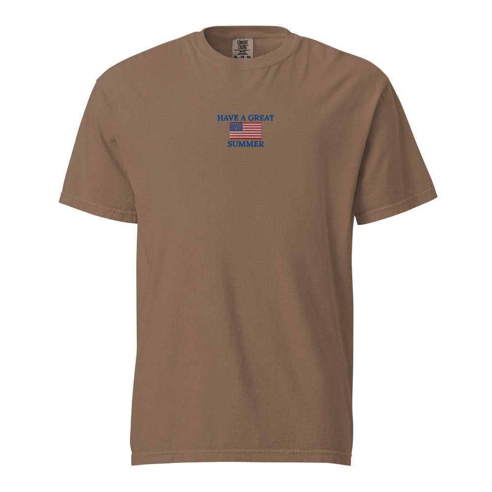 HAVE A GREAT SUMMER Vintage American Flag T-Shirt | Patriotic Summer Tee by HAGS streetwear clothing college style outfit