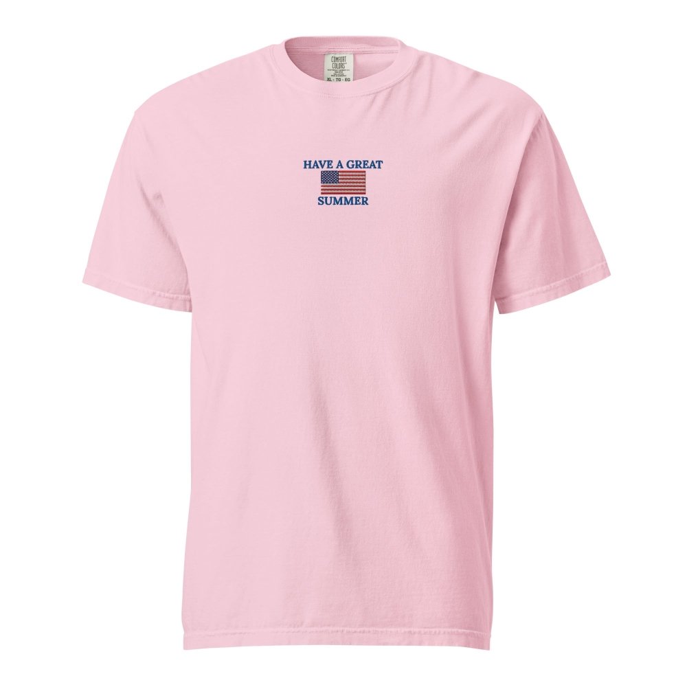 HAVE A GREAT SUMMER Vintage American Flag T-Shirt | Patriotic Summer Tee by HAGS streetwear clothing college style outfit