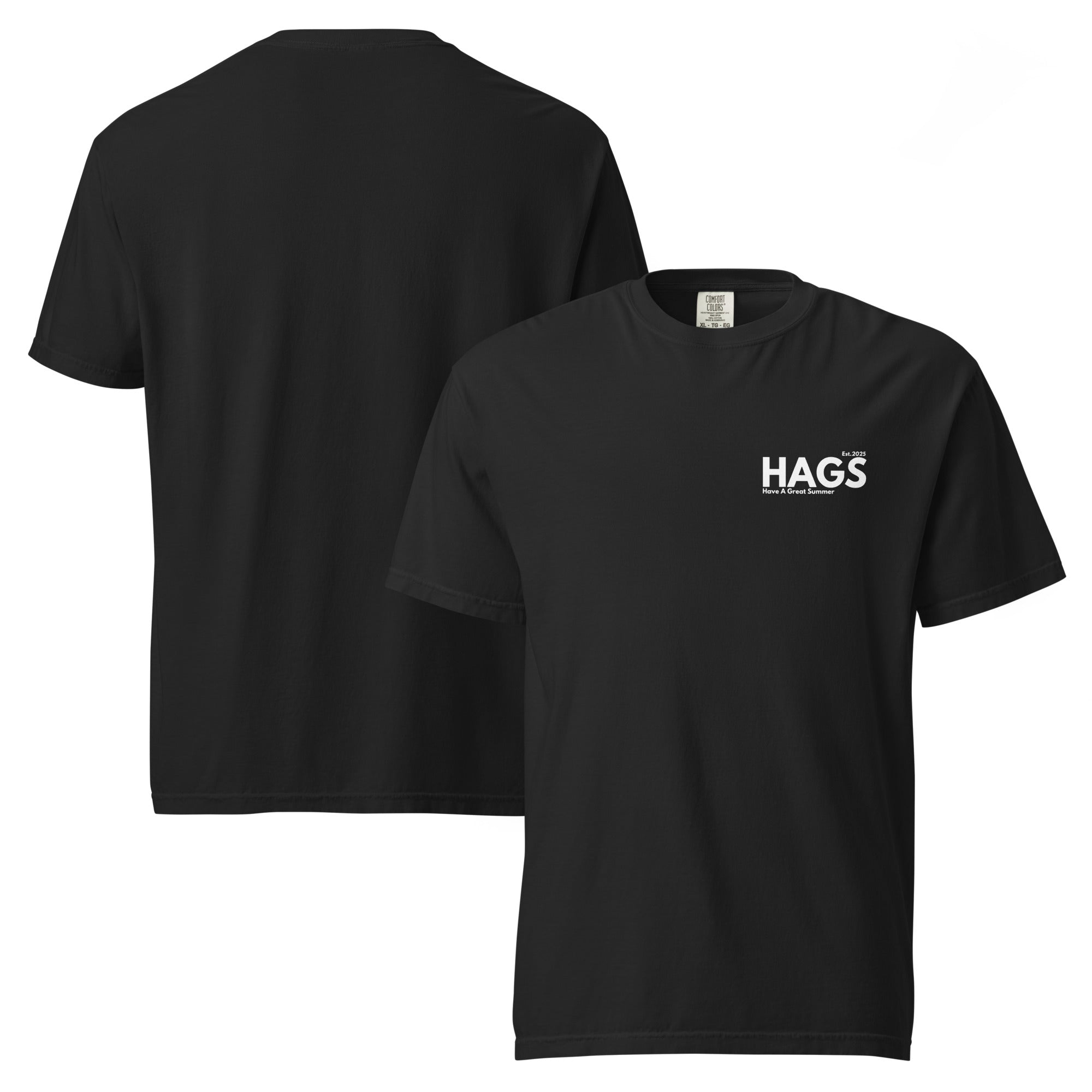 HAGS Logo Tee – Heavyweight Streetwear Shirt (Est. 2025) – HAGS Clothing