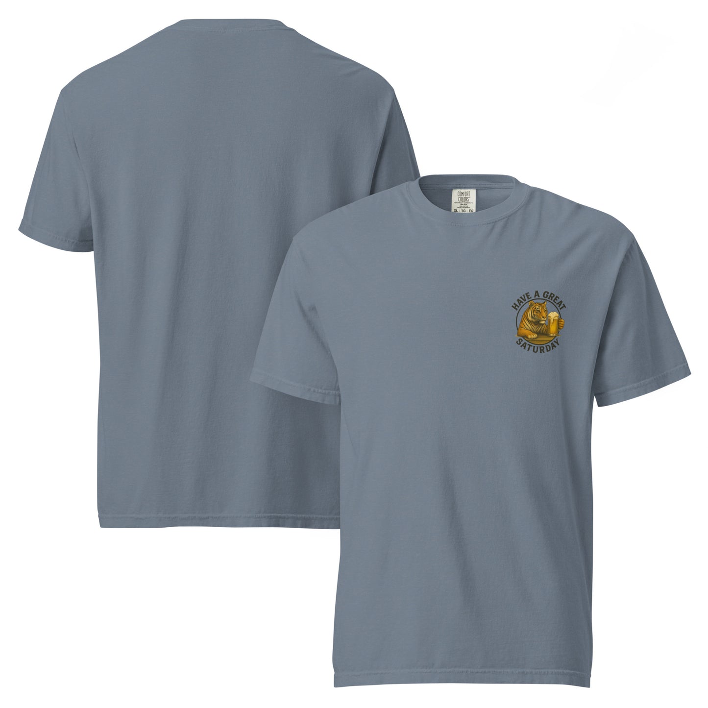 Tiger Beer Graphic Shirt – Vintage Saturday Tailgate T-Shirt by HAGS – HAGS Clothing