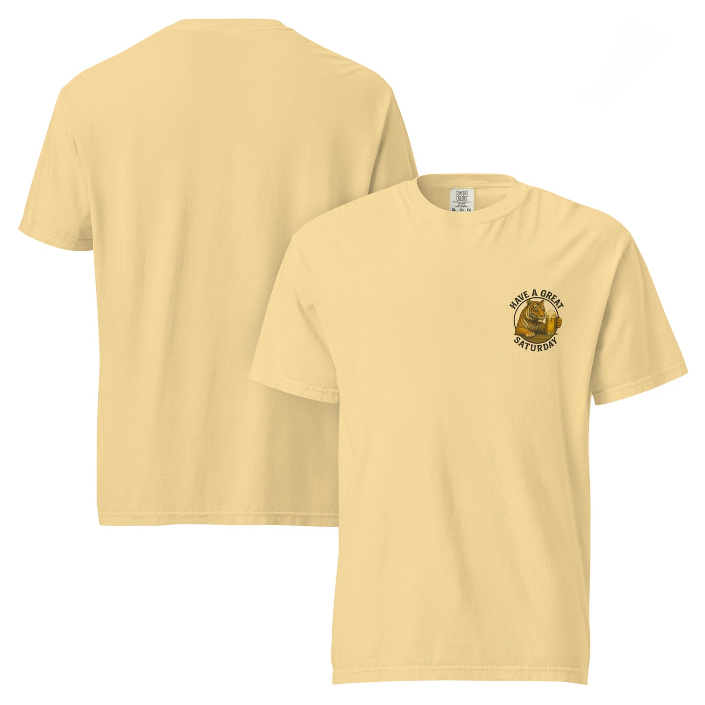 Tiger Beer Graphic Shirt – Vintage Saturday Tailgate T-Shirt by HAGS – HAGS Clothing