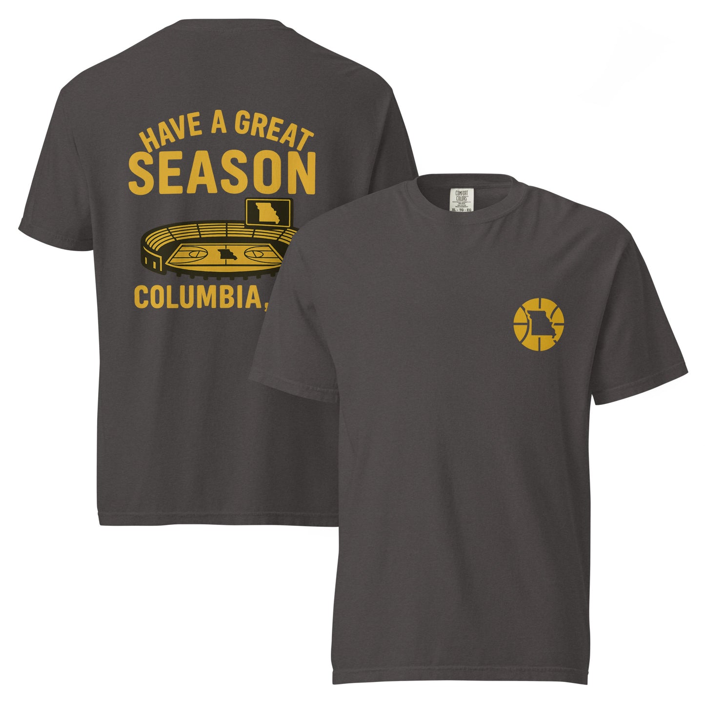 Have a Great Season – Columbia, MO Basketball Arena Tee – HAGS Clothing