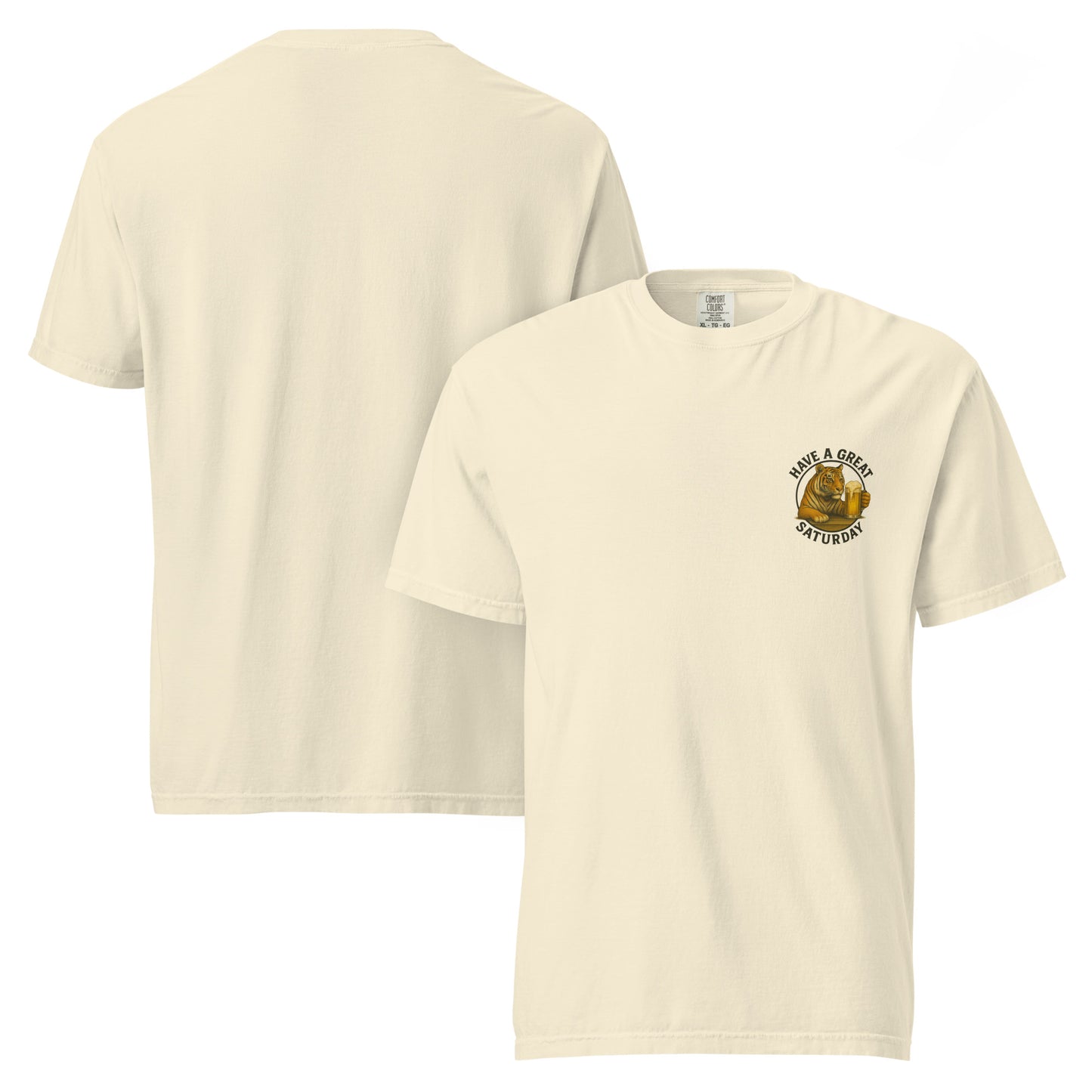Tiger Beer Graphic Shirt – Vintage Saturday Tailgate T-Shirt by HAGS – HAGS Clothing