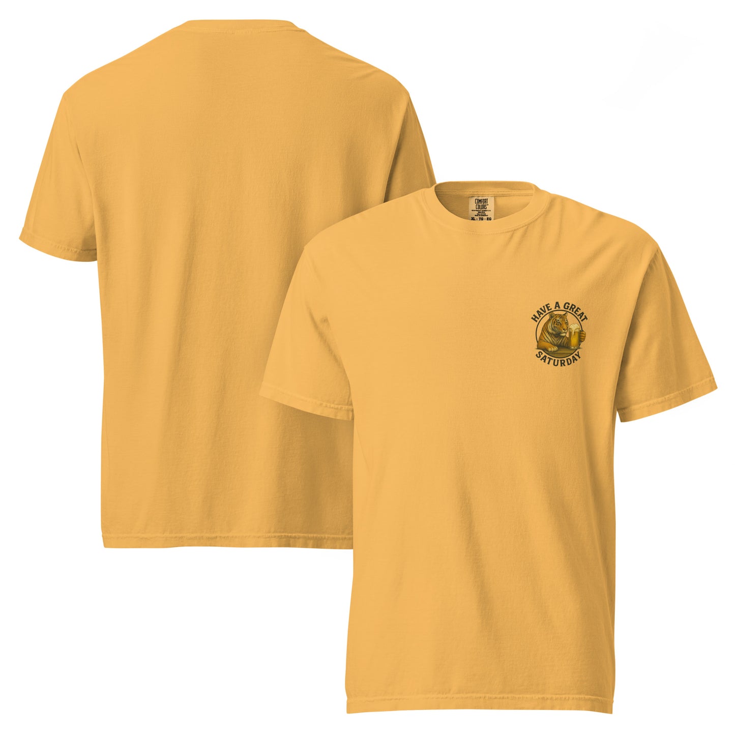 Tiger Beer Graphic Shirt – Vintage Saturday Tailgate T-Shirt by HAGS – HAGS Clothing