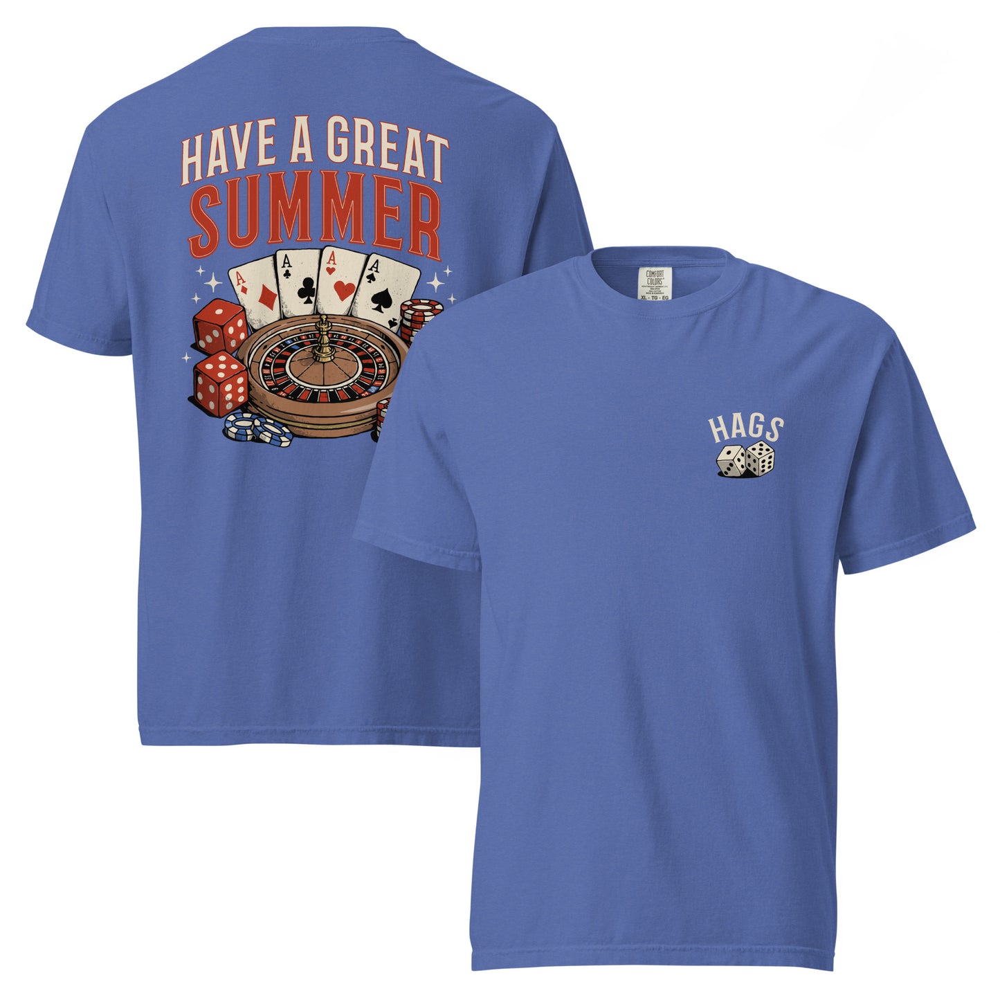 Vintage Casino Graphic Tee – Have a Great Summer | Comfort Colors – HAGS Clothing