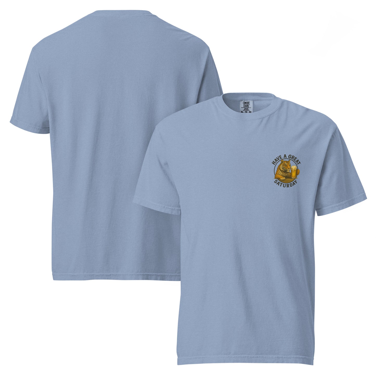Tiger Beer Graphic Shirt – Vintage Saturday Tailgate T-Shirt by HAGS – HAGS Clothing