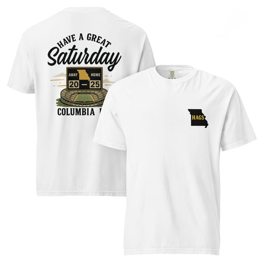 Missouri Outline Graphic T-Shirt – Black & Gold Vintage Tee by HAGS – HAGS Clothing