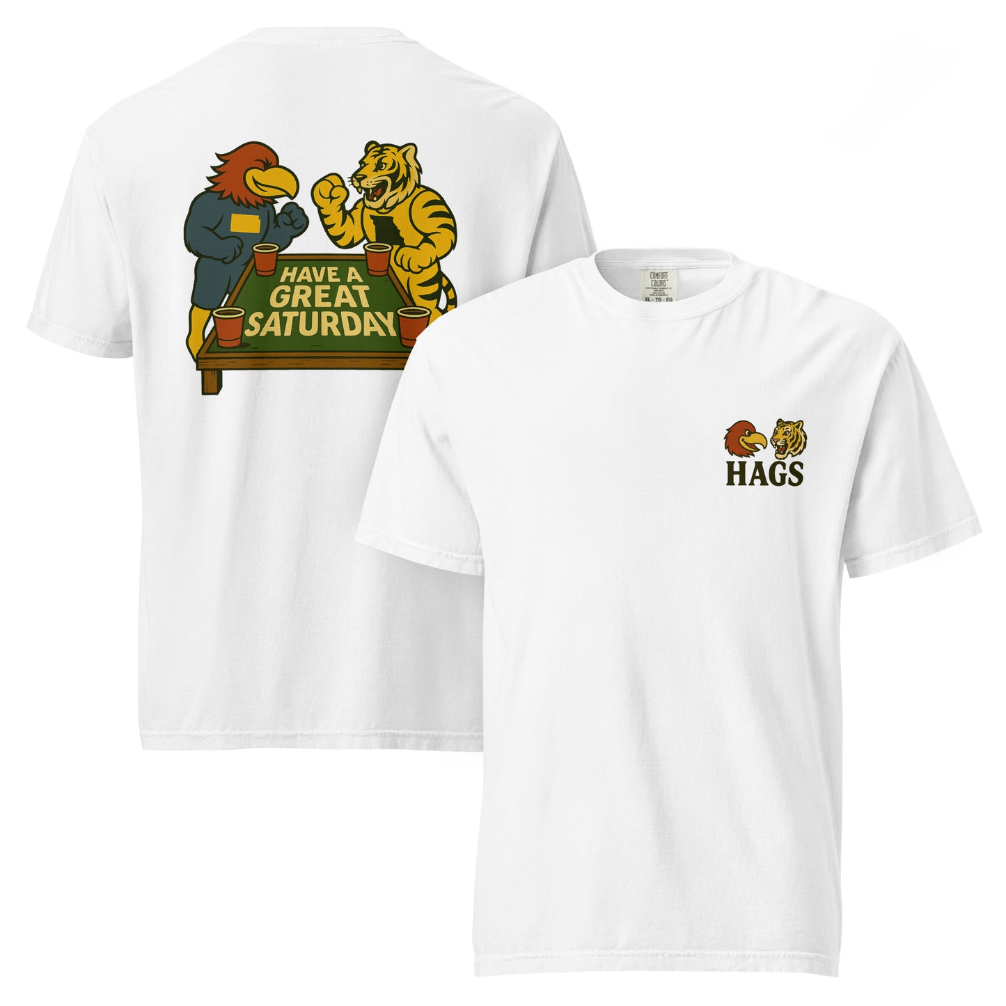 Kansas vs. Missouri Rivalry T-Shirt – HAGS Game Day Tee – HAGS Clothing