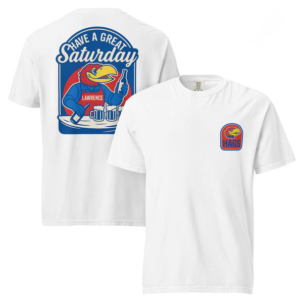 Have a Great Saturday Lawrence Tee full graphic