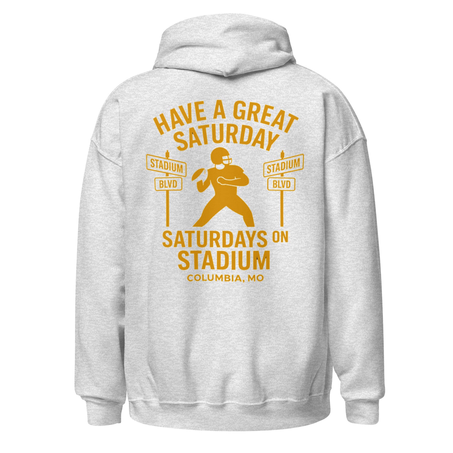 Saturdays on Stadium – Columbia MO Hoodie – HAGS Clothing