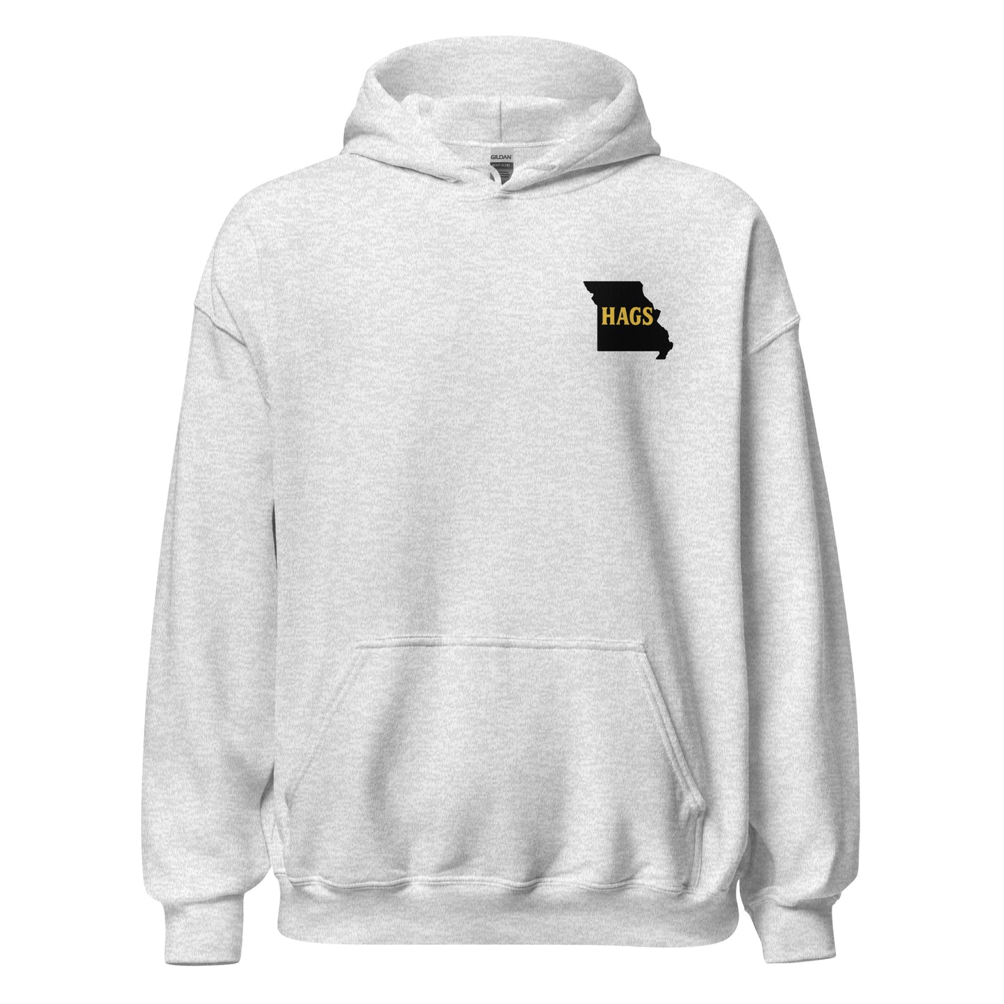 HAGS Missouri Outline Hoodie – Black & Gold Edition – HAGS Clothing