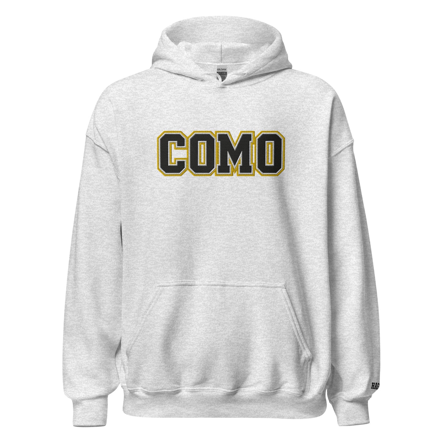 COMO Embroidered Hoodie Columbia Missouri apparel– HAGS Clothing