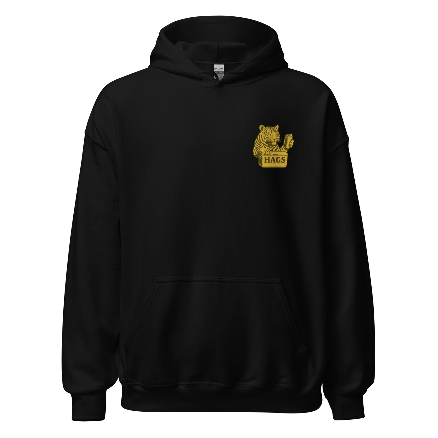 Tiger cooler hoodie with Saturday front graphic
