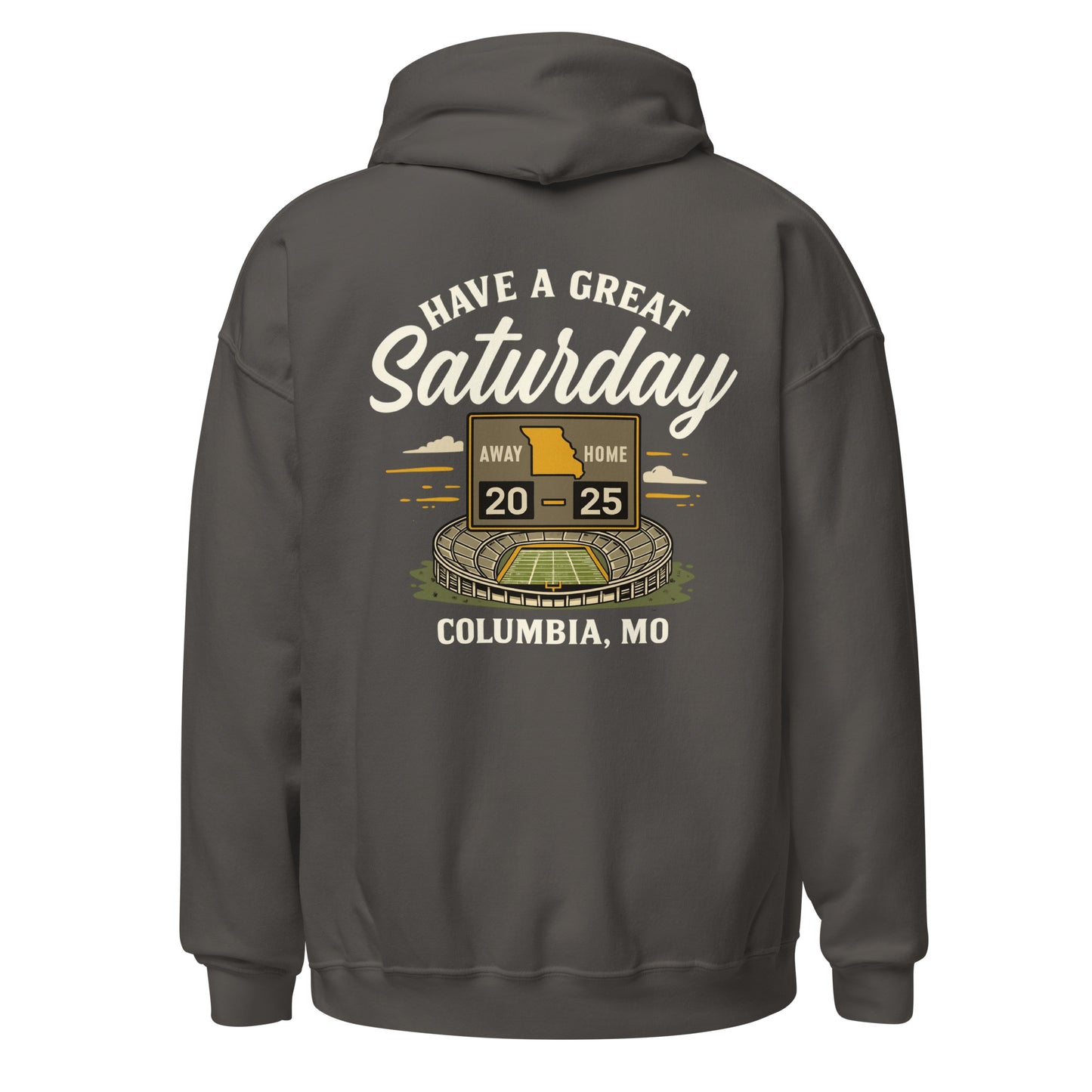 HAGS Missouri Outline Hoodie – White & Gold Edition – HAGS Clothing