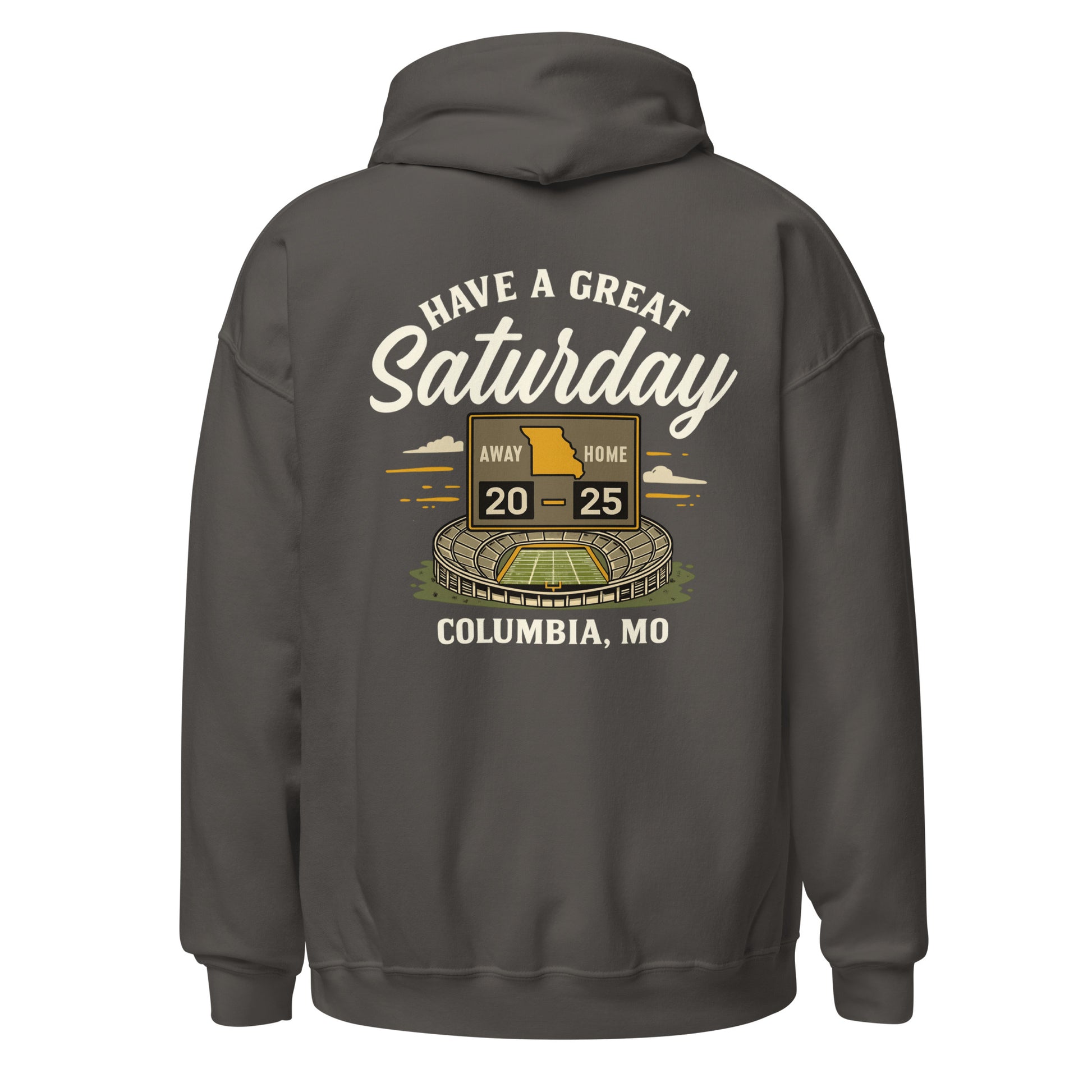 HAGS Missouri Outline Hoodie – White & Gold Edition – HAGS Clothing