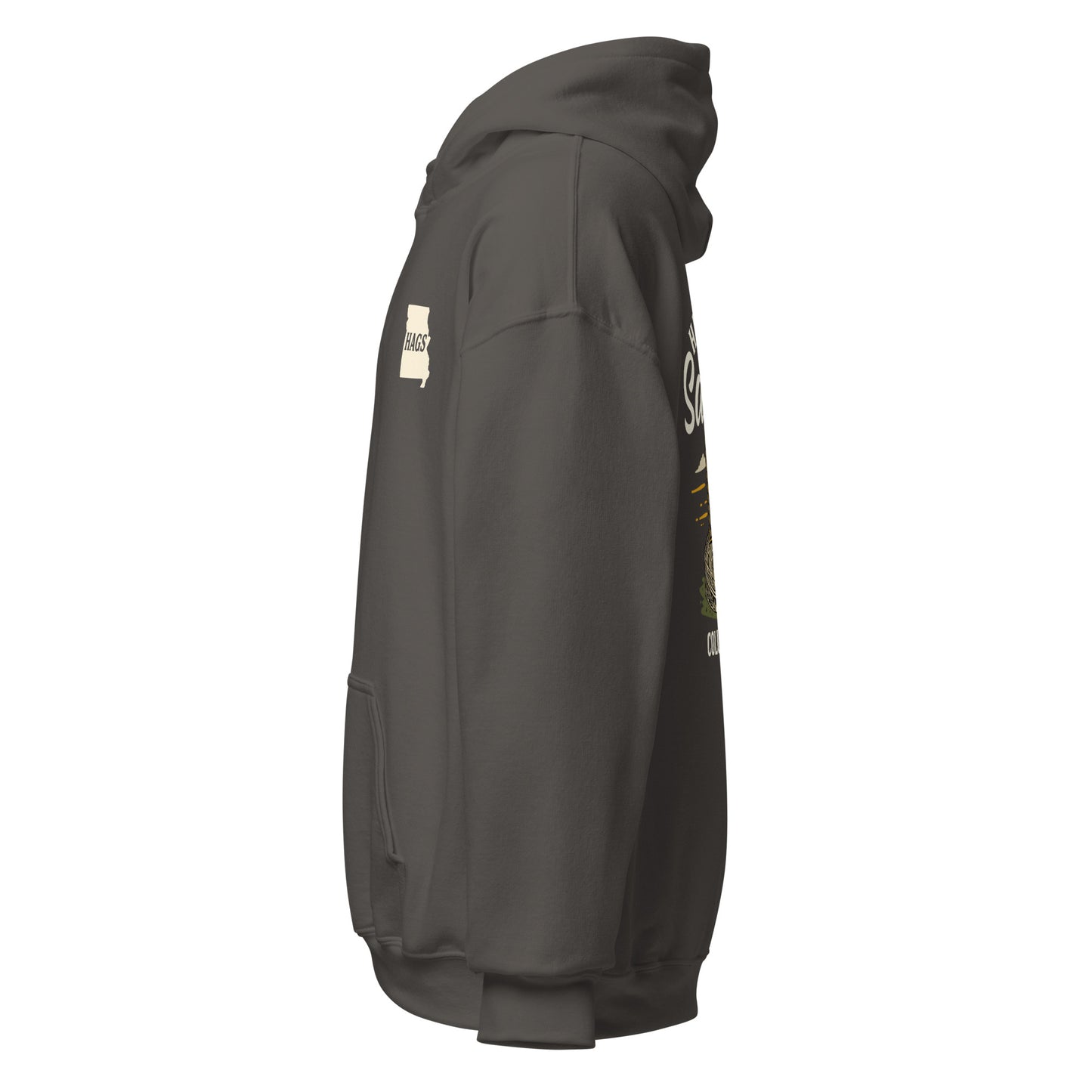 HAGS Missouri Outline Hoodie – White & Gold Edition – HAGS Clothing