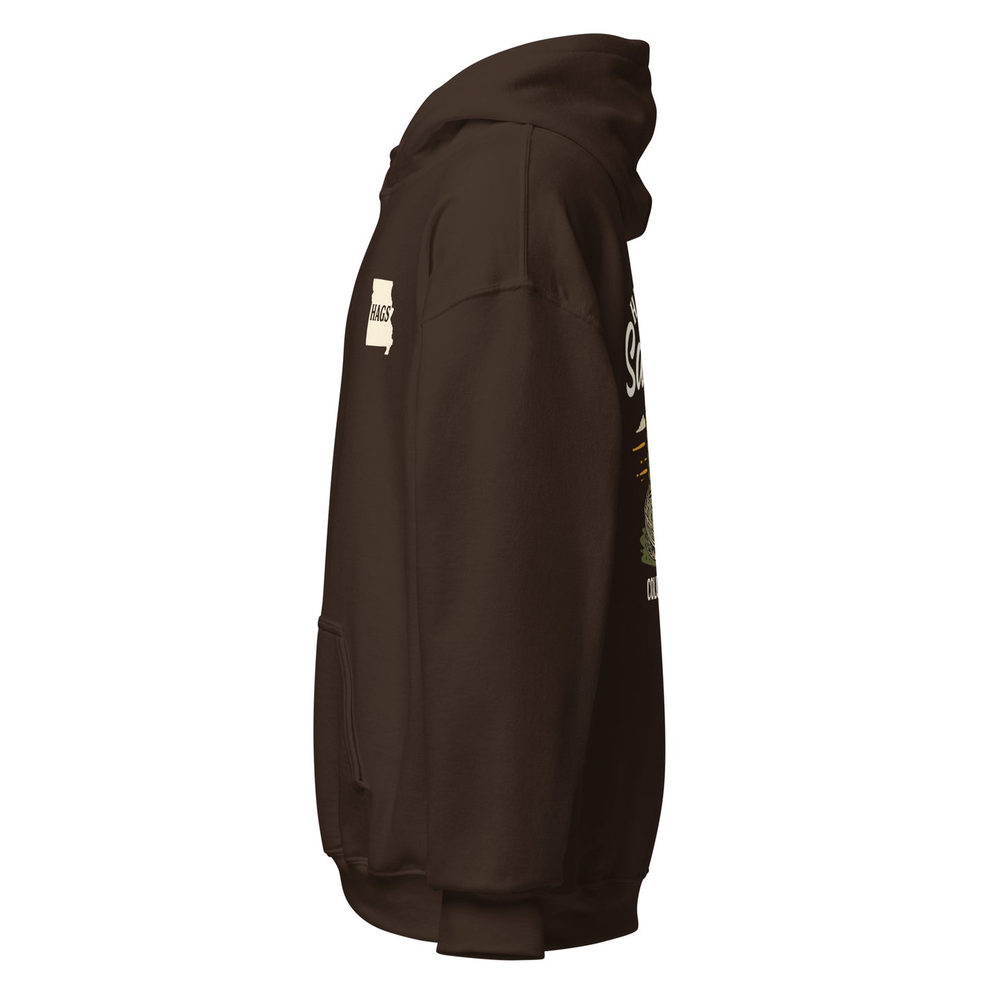 HAGS Missouri Outline Hoodie – White & Gold Edition – HAGS Clothing