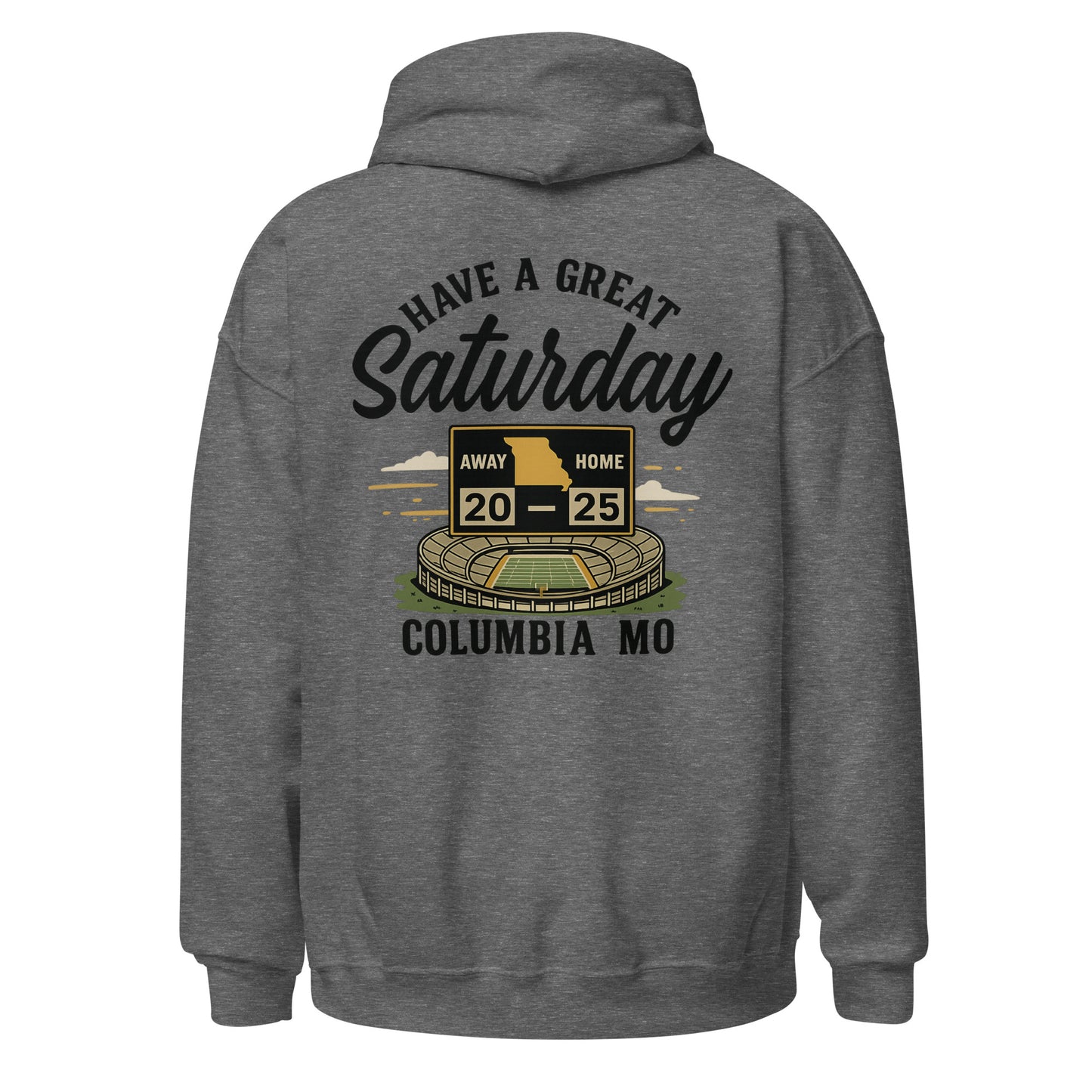 HAGS Missouri Outline Hoodie – Black & Gold Edition – HAGS Clothing