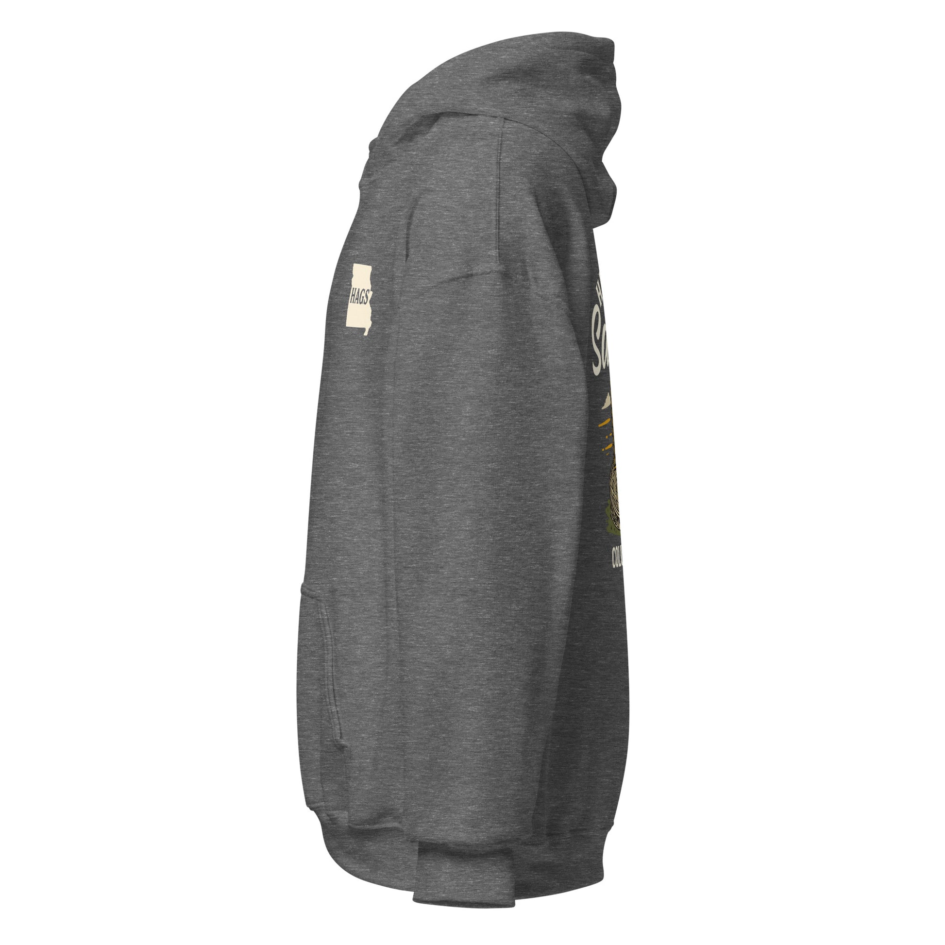 HAGS Missouri Outline Hoodie – White & Gold Edition – HAGS Clothing