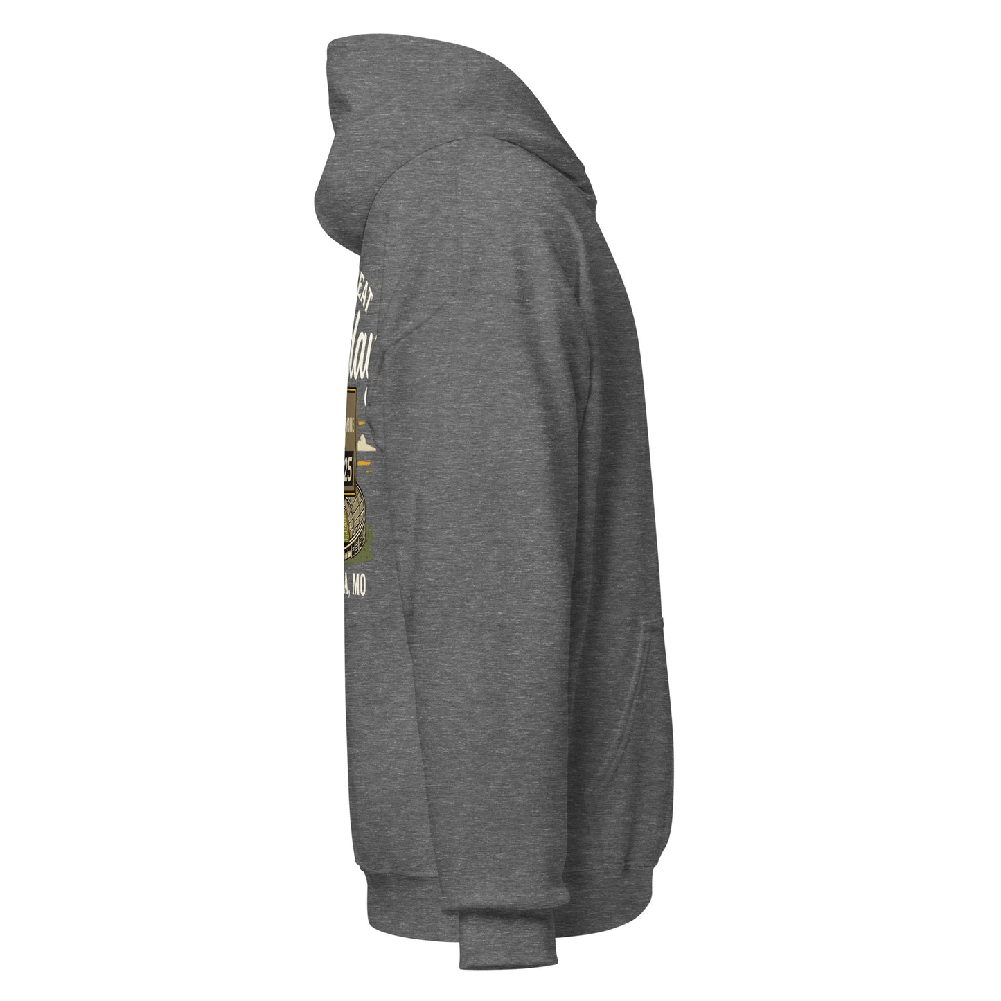 HAGS Missouri Outline Hoodie – White & Gold Edition – HAGS Clothing