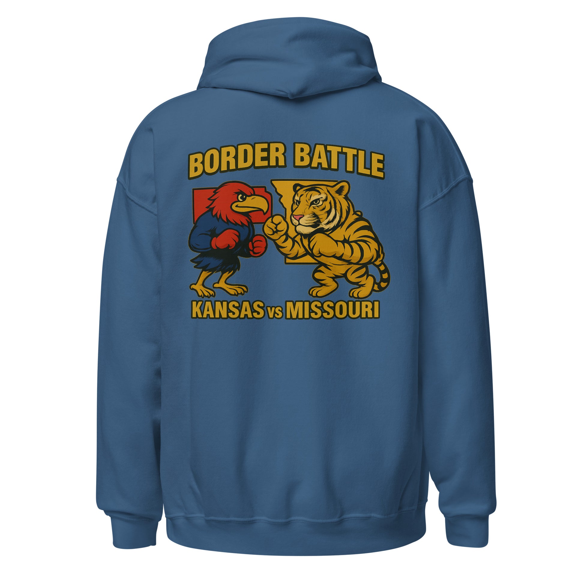 Border Battle Kansas vs Missouri Hoodie | Mizzou Rivalry Sweatshirt – HAGS Clothing