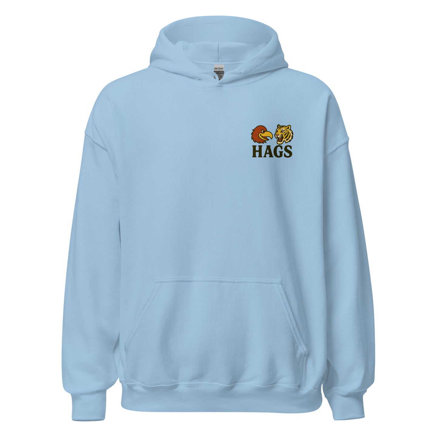 Kansas vs. Missouri Rivalry Hoodie – HAGS Game Day Edition – HAGS Clothing