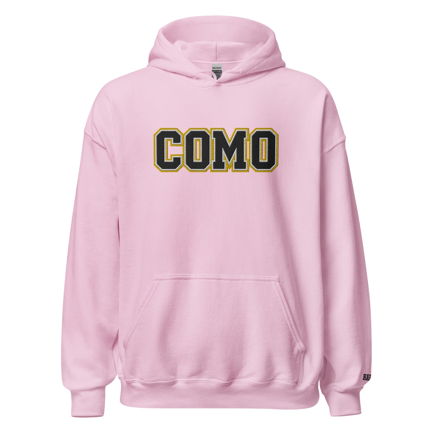 COMO Embroidered Hoodie Columbia Missouri apparel– HAGS Clothing