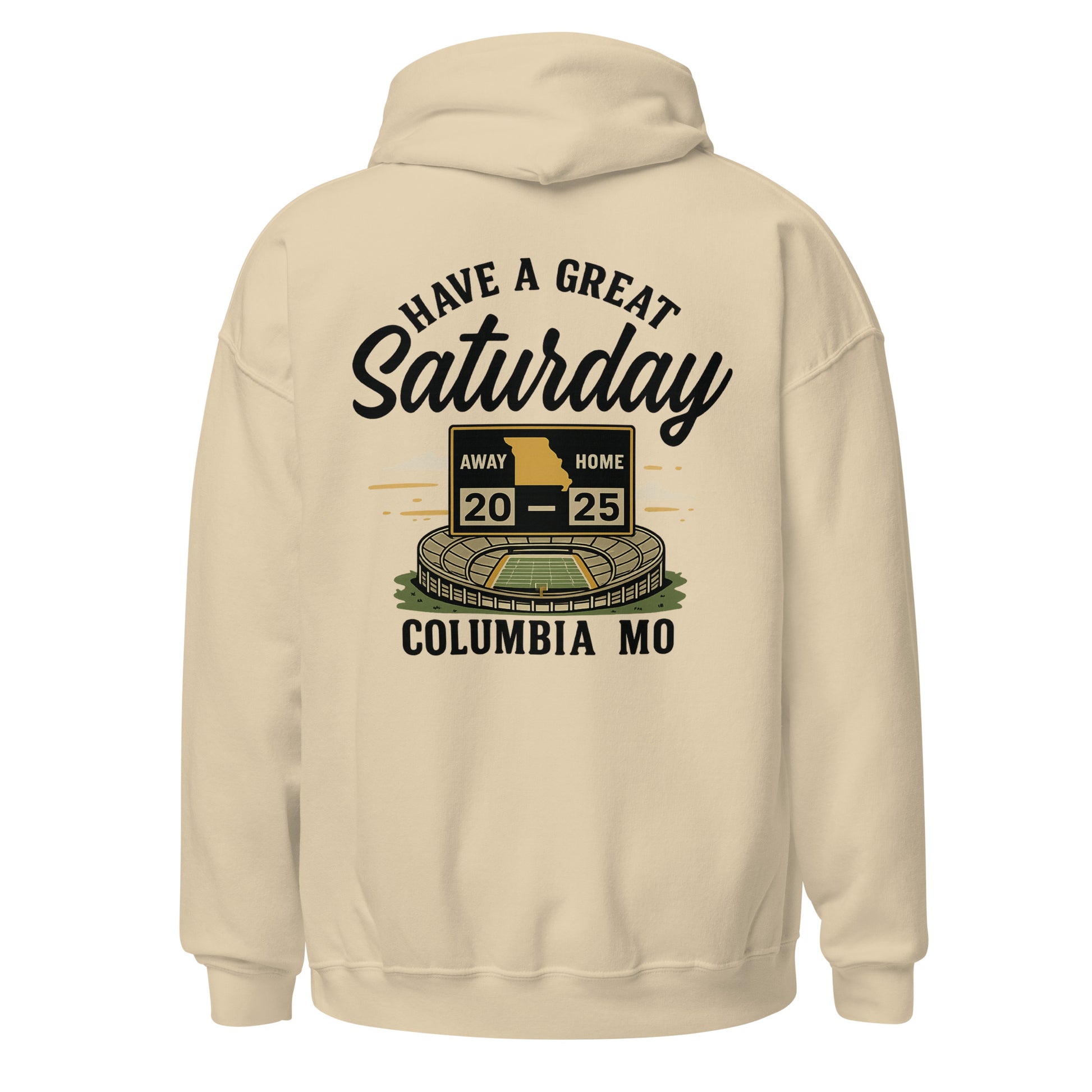 HAGS Missouri Outline Hoodie – Black & Gold Edition – HAGS Clothing