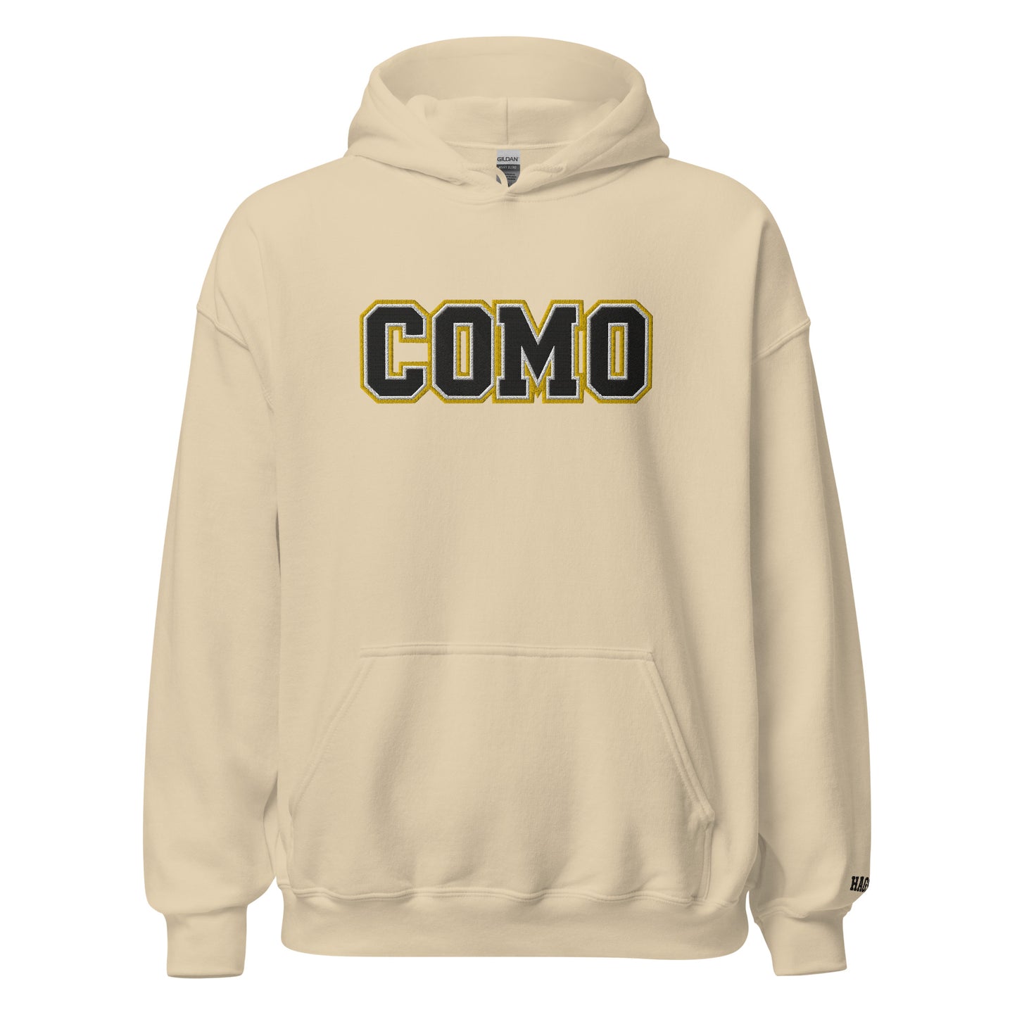 COMO Embroidered Hoodie Columbia Missouri apparel– HAGS Clothing