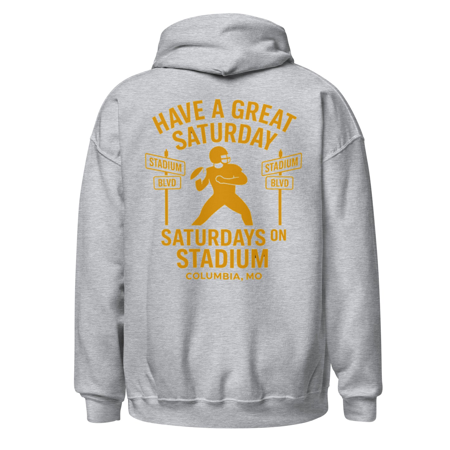 Saturdays on Stadium – Columbia MO Hoodie – HAGS Clothing