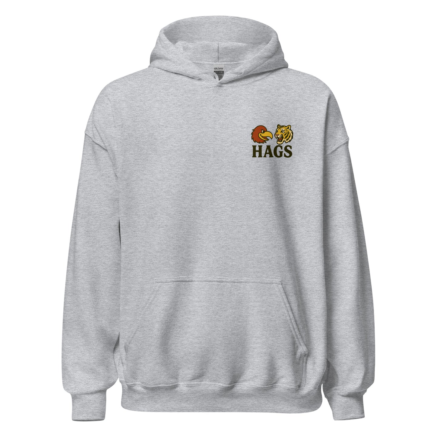 Kansas vs. Missouri Rivalry Hoodie – HAGS Game Day Edition – HAGS Clothing
