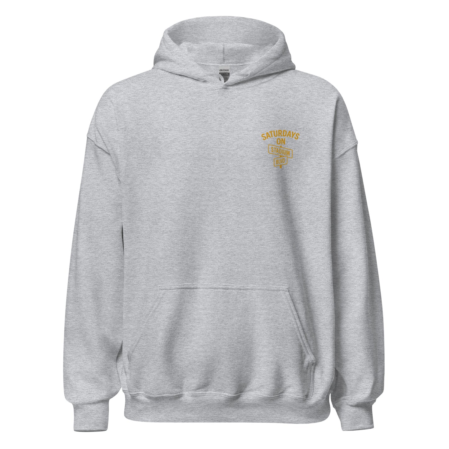 Saturdays on Stadium – Columbia MO Hoodie – HAGS Clothing