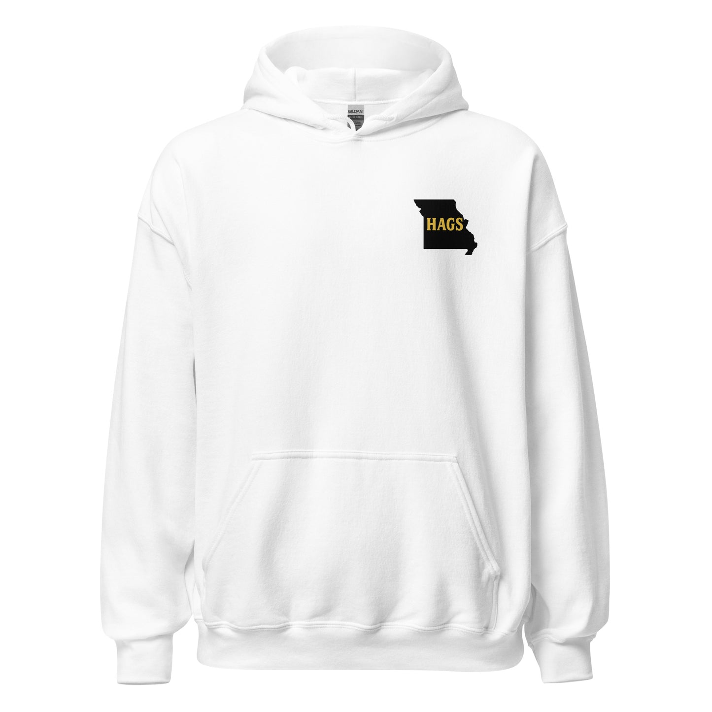 HAGS Missouri Outline Hoodie – Black & Gold Edition – HAGS Clothing