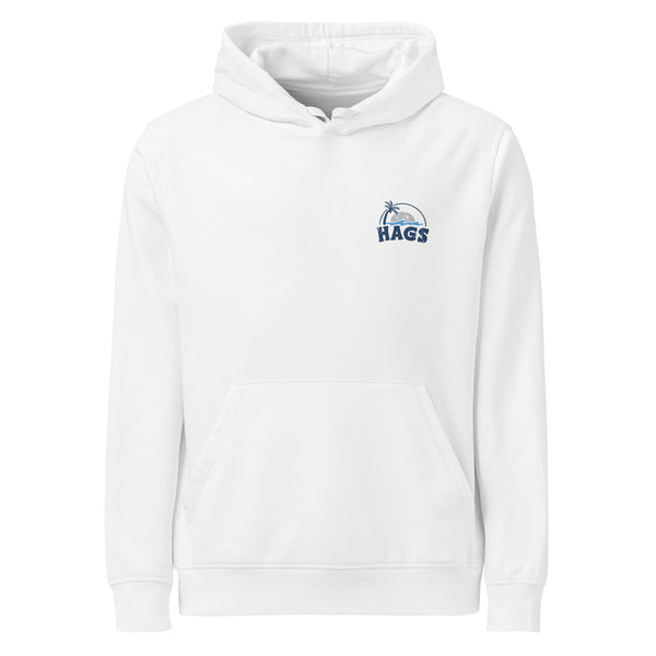 Heavyweight garment-dyed beer graphic hoodie